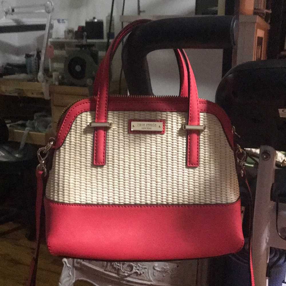 Kate Spade Cedar Street Maise small straw bag